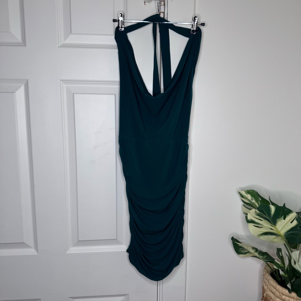 Elegant Hello Molly Green Halter Dress XS/Small best - Picture 4 of 7